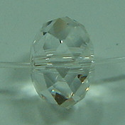 Spacer Briolette 18mm crystal Großloch