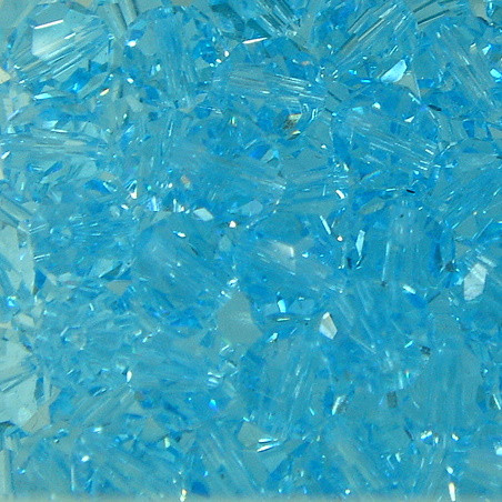 Schliffperlen rund aquamarine