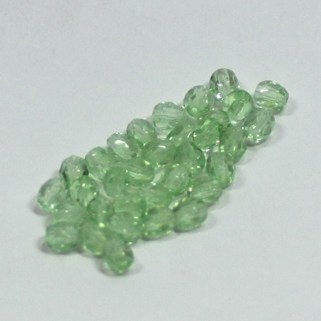 Glasschliffperlen chrysolit