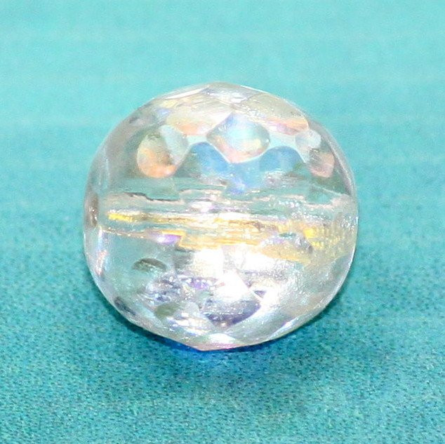 Glasschliffperle 11mm kristall AB