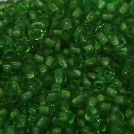 Minirocaille transparent grün