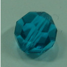 Schliffperle rund blue zircon