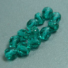 Glasschliffperlen smaragdgrün