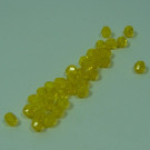 Glasschliffperlen 3mm gelb 100Stück Packung