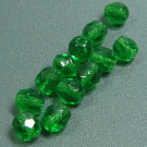 Glasschliffperlen grün