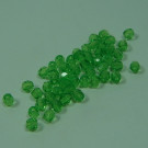 Glasschliffperlen hellgrün 