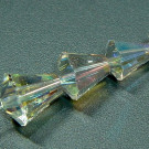 Kegelschliffperlen crystal AB