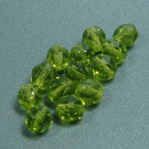 Glasschliffperlen oliv