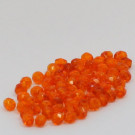 Glasschliffperlen 4mm orange 100Stück Packung
