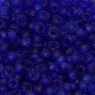 Rocaille transluzent safirblau