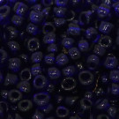Rocaille transluzent dunkelblau