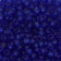 Minirocaille transparent safirblau
